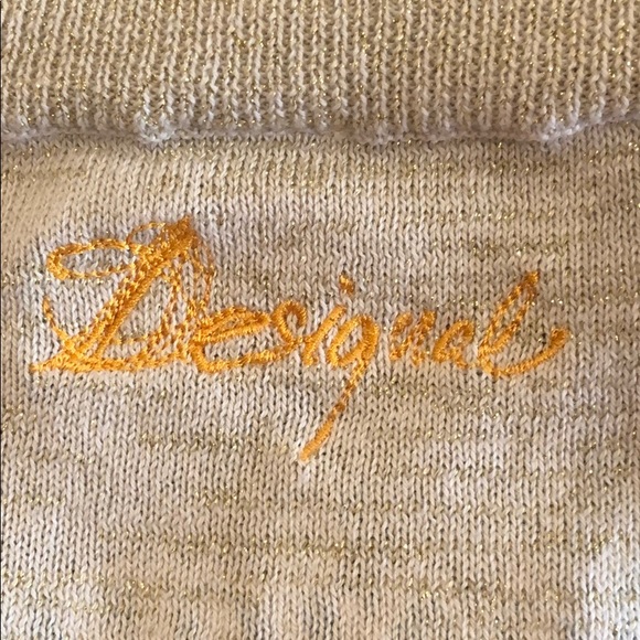 Gold Desigual sweater - Picture 3 of 3